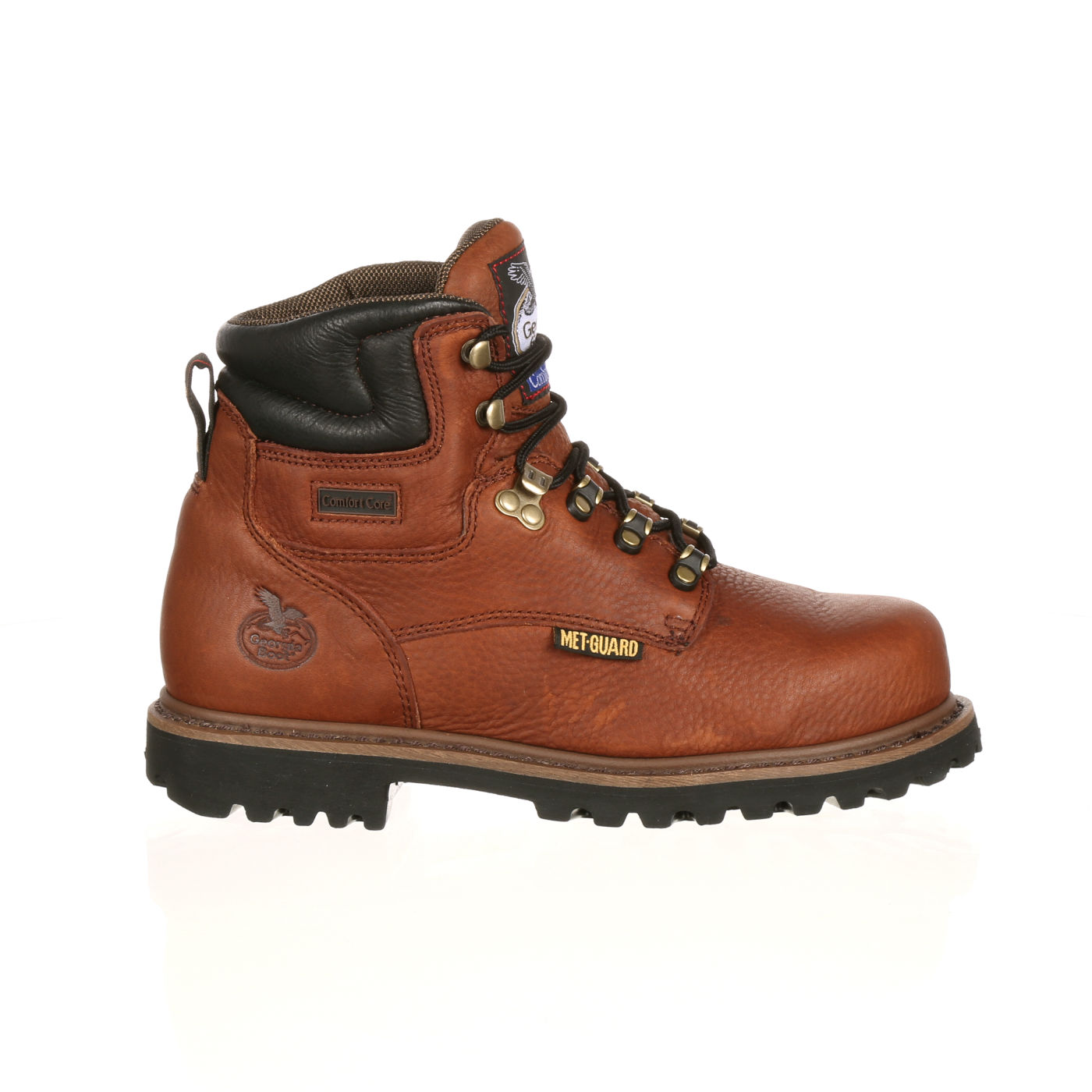 steel toe met guard work boots