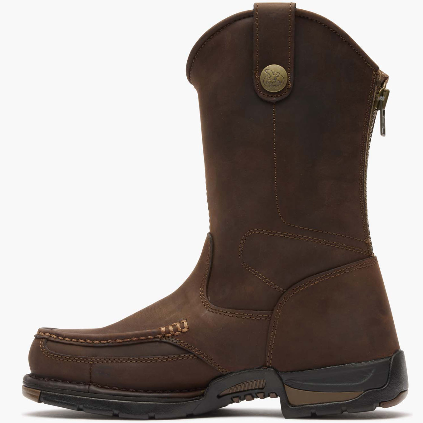 size 15 pull on work boots