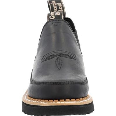 Georgia Boot Women's Black and White Romeo Shoe, , large