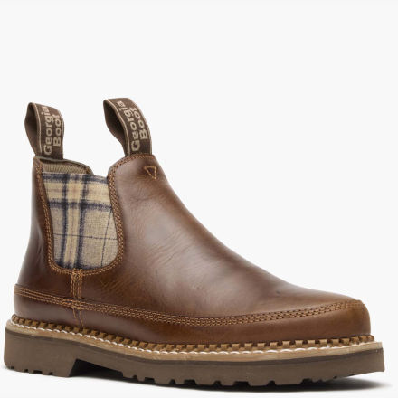 GB00656 Women s Brown Plaid Fashion Romeo