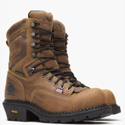 Georgia Boot USA Logger Composite Toe Waterproof Work Boot, , large