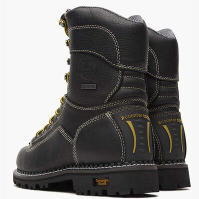 Georgia Boot AMP LT Logger Low Heel Waterproof Work Boot, , large