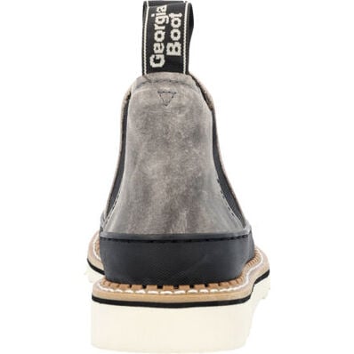 Women's Grey Romeo Wedge Shoe, , large