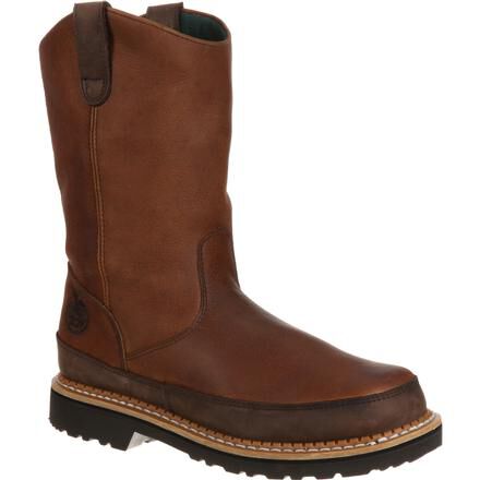 Men's pull on wellington boots hotsell