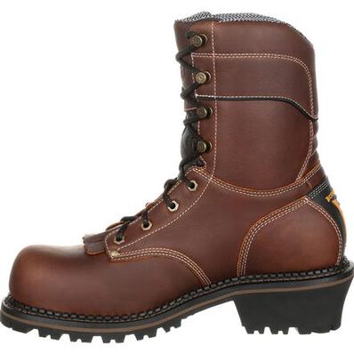 Georgia Boot AMP LT Logger Waterproof Work Boot, , large