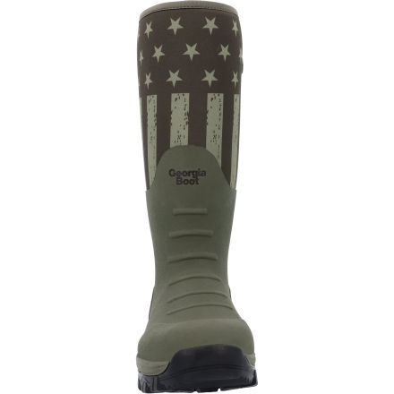 Georgia Boot GBR Rubber Olive Pull On Work Boot GB00559