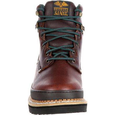 Georgia Giant: Men's Brown Steel Toe Work Boots - Style #G6374