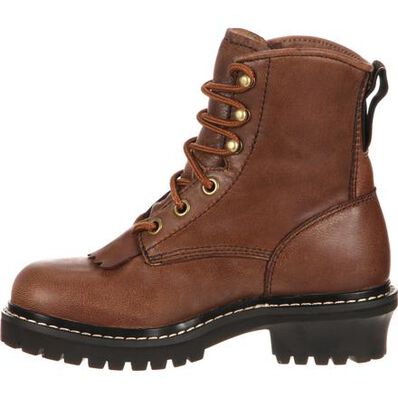 Georgia Boot Big Kid Waterproof Logger, , large