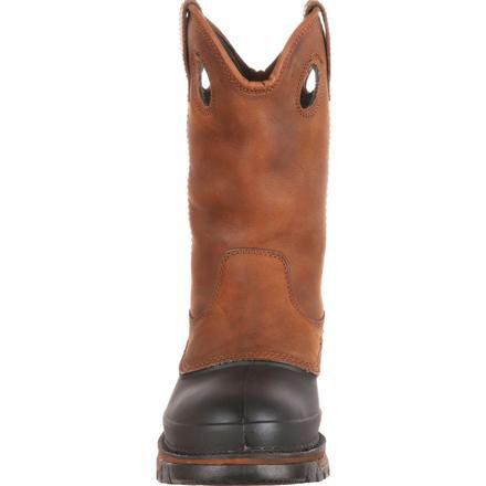 Georgia Boot Men s 11 Muddog Pull On Work Boots G4434