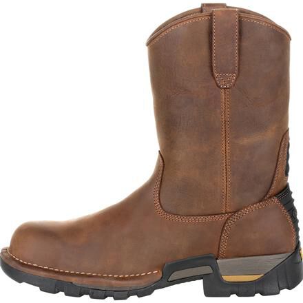 Men's pull on online work boots sale