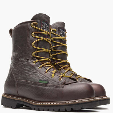 Georgia Boot Steel Toe Waterproof Lace-To-Toe Work Boot, , large