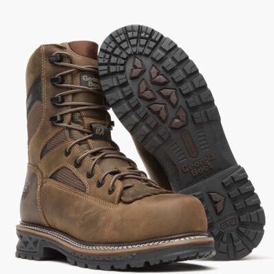 Georgia Boot LTX Logger 9" Composite Toe 400G Insulated Waterproof Work Boot, , large