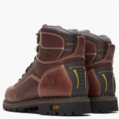 Georgia Boot AMP LT Logger Low Heel Waterproof Work Boot, , large