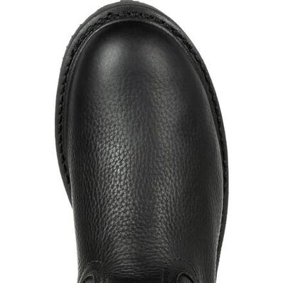 Georgia Boot Black Wedge Pull-On Work Boot, , large