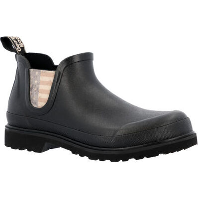 Georgia Boot Waterproof Patriotic Rubber Romeo Shoe, , large