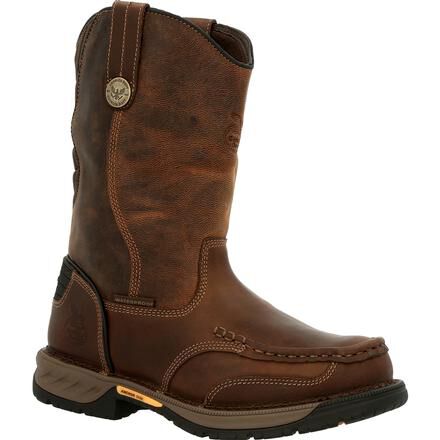 Georgia boot blue collar waterproof 2024 work wellington