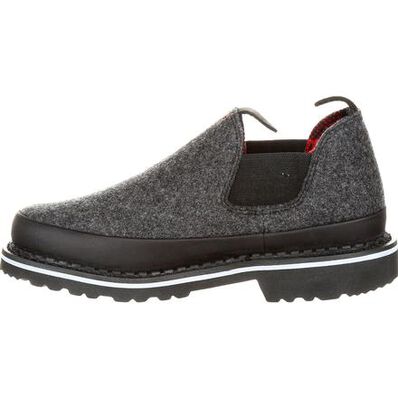 Georgia Giant Big Kid's Black and Charcoal Pendleton Romeo Shoe, , large
