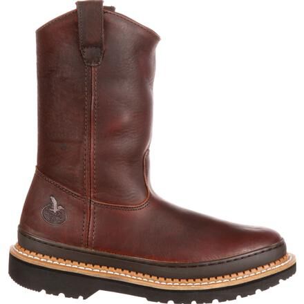 Georgia wellington pull on work boots clearance