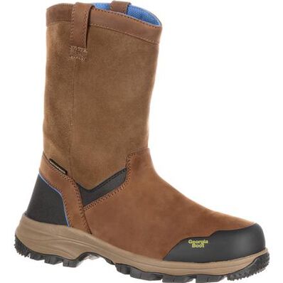 Georgia Boot Blue Collar Waterproof Work Wellington, , large