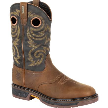 Fancy top work boots