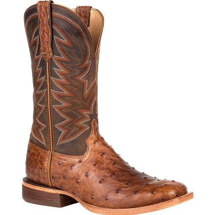 Durango Exotic Ostrich Full Quill Boots Buy Ostrich Western Boots for Men Online Durango Boots