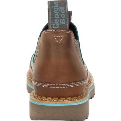 Georgia Giant Women's Teal Floral Embossed Romeo, , large