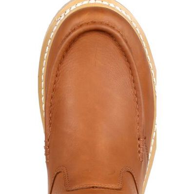 Georgia Boot Wedge Moc Toe Pull-On Work Boot, , large