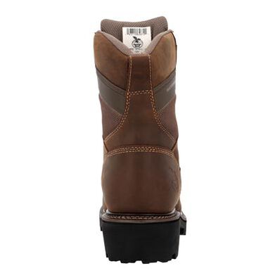 Georgia Boot Core37 9" Scalloped Heel Waterproof Composite Toe Logger Work Boot, , large