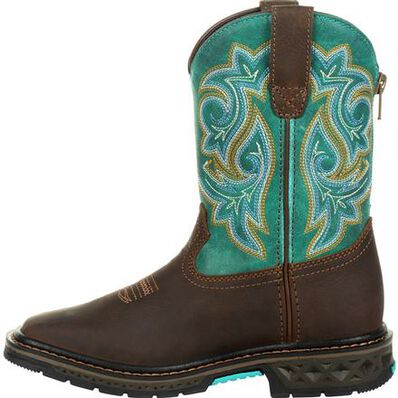 Georgia Boot Carbo-Tec LT Big Kids Pull On Boot, , large