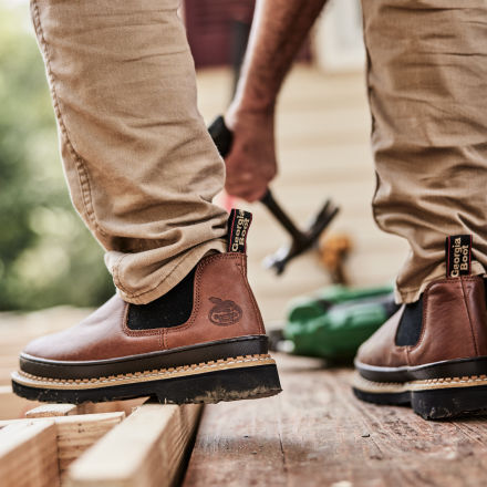 Georgia Men's Giant Romeo Work Shoes Sale | bellvalefarms.com