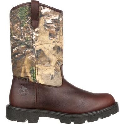 Georgia Boot Homeland Waterproof Wellington Work Boot, , large
