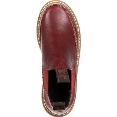 Georgia Giant Women's Red Leather Romeo Shoe, , large