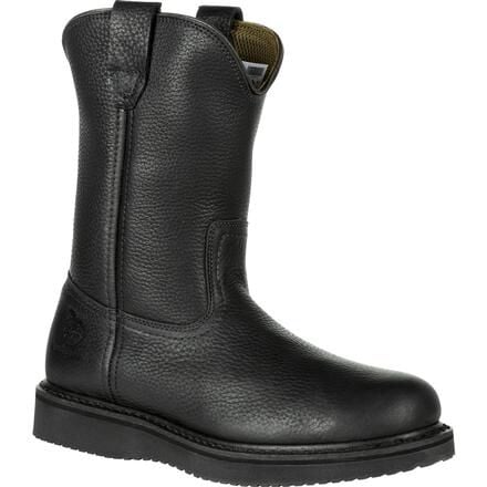 Black pull sales on booties