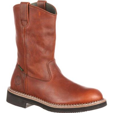 Georgia Waterproof Wellington Pull-On Work Boot, , large