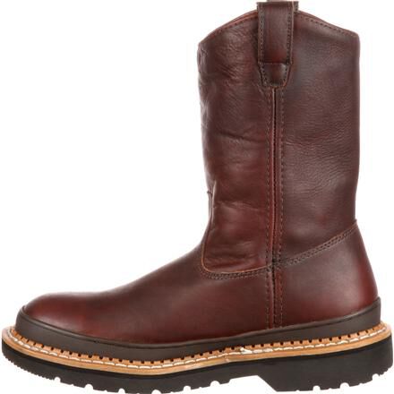 Georgia boots steel clearance toe pull on