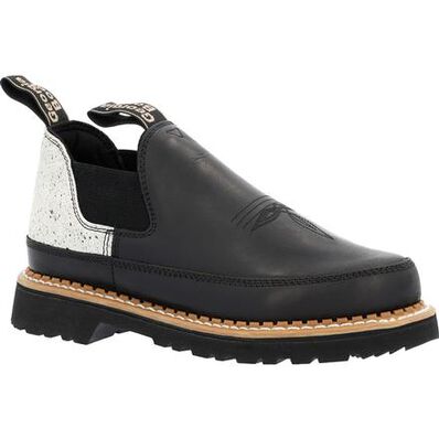 Georgia Boot Women's Black and White Romeo Shoe, , large