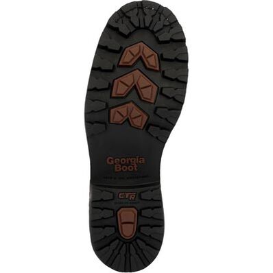 Georgia Boot Core37 9" Scalloped Heel Waterproof Composite Toe Logger Work Boot, , large
