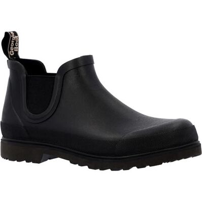 Georgia Romeo: Waterproof Black Rubber Boot, GB00601