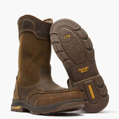 Georgia Boot Athens SuperLyte Alloy Toe Waterproof Wellington Pull-On, , large