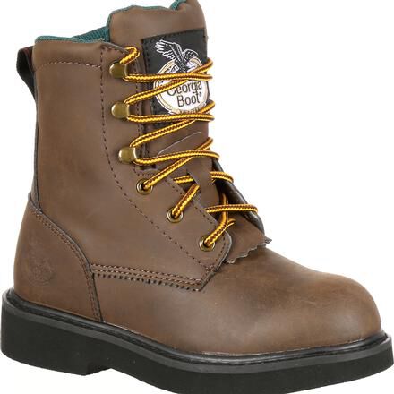 Georgia Boot Kids Comfortable Lacer Work Boots G097