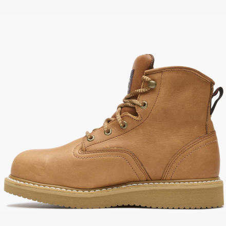 Wedge sole steel hot sale toe work boots