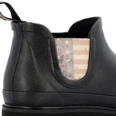Georgia Boot Waterproof Patriotic Rubber Romeo Shoe, , large