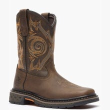 Georgia Boot Carbo-Tec LT Little Kids Brown Pull on Boot