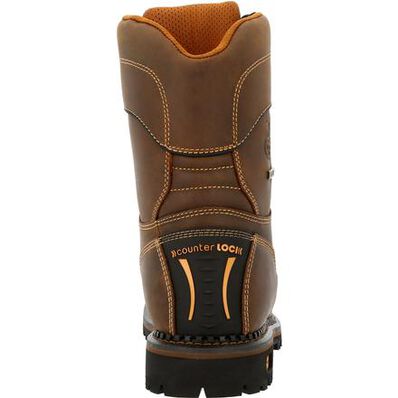 Georgia Boot AMP LT Low Heel Logger Waterproof Work Boot, , large