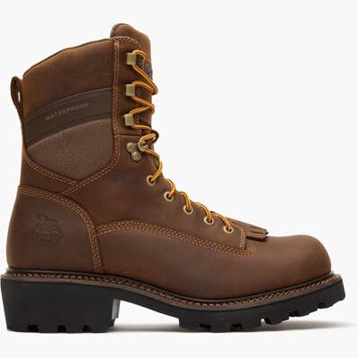 Georgia Boot Core 37 9" Scalloped Heel Waterproof Work Boot, , large