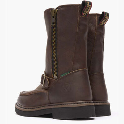Georgia Boot Side Zip Waterproof Work Wellington, , large
