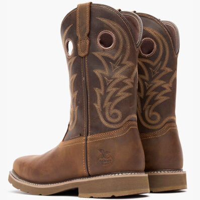 Georgia Boot Core 37 Western 11" Steel Toe Waterproof Pull-On Work Boot, , large