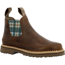 Georgia Boot Women's Plaid Chelsea Romeo Shoe