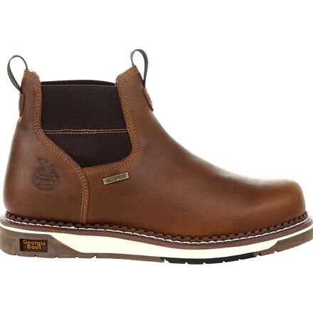 GB00352 Georgia Boot Wedge Waterproof Chelsea Work Boot