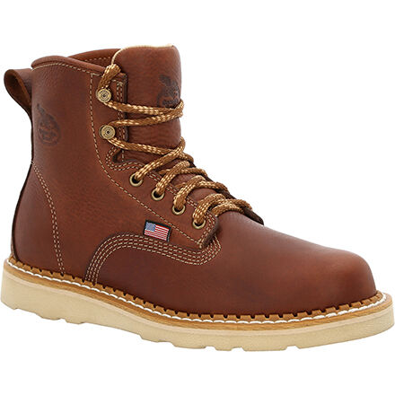 georgia wedge sole work boots